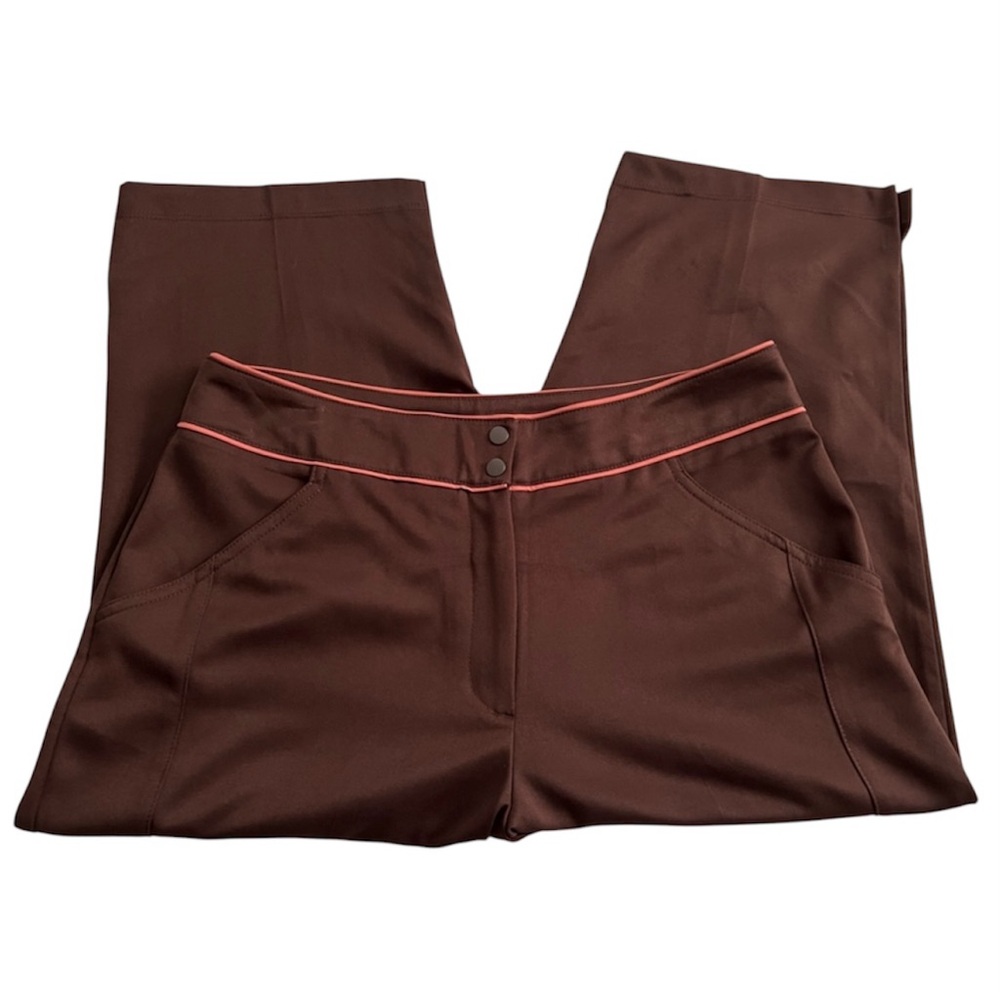 Tail Three Pocket Brown Golf Capri Pants, Size 8